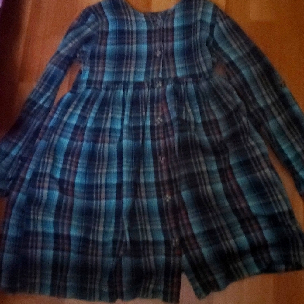 Cute checkered dress.